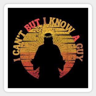 I can't but I know a Guy-Vintage Sunset Jesus Faith Magnet